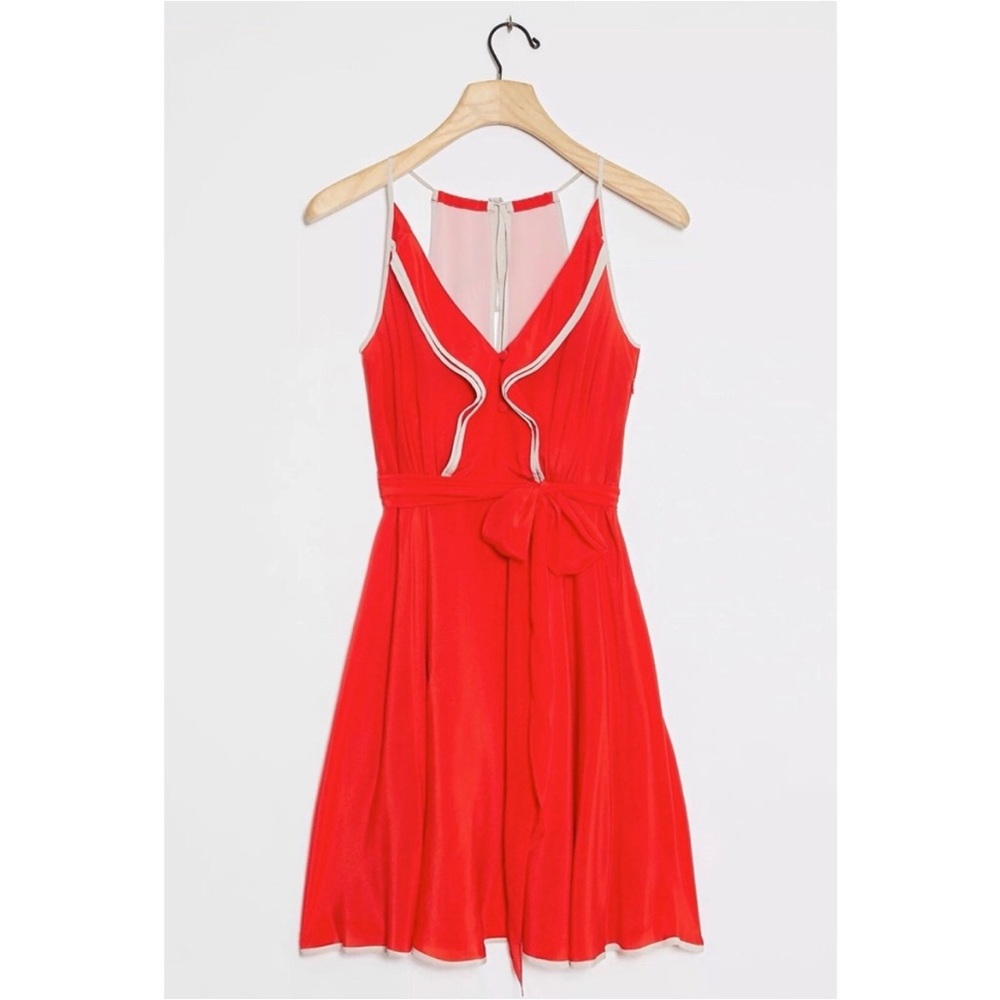 Anthropologie Red Dress